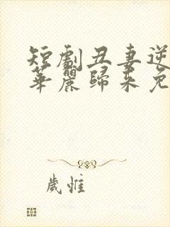 短剧丑妻逆袭之华丽归来免费观看