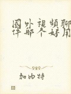 国外视频聊天软件哪个好用