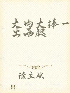 大肉大捧一进一出两腿