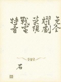 特战荣耀免费观看电视剧全集