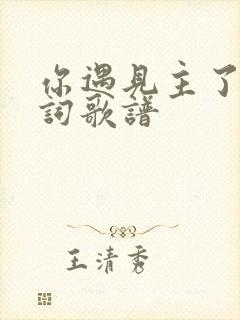 你遇见主了吗歌词歌谱