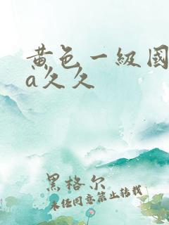 黄色一级国产片a久久