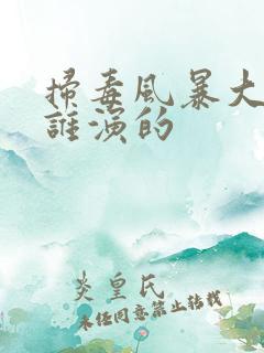 扫毒风暴大丘是谁演的