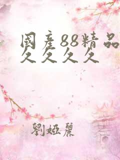 国产88精品久久久久久