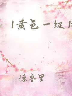 1黄色一级片