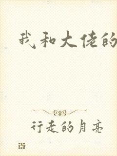 我和大佬的