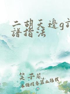 二胡天边g调简谱指法