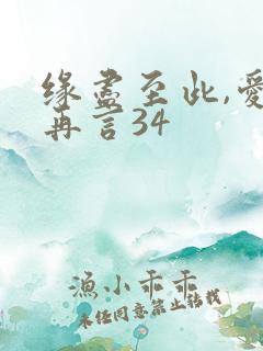 缘尽至此,爱不再言34