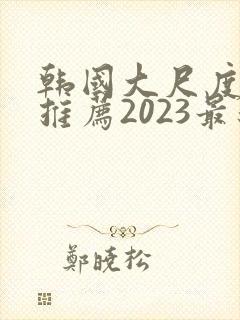韩国大尺度电影推荐2023最新