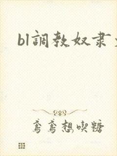 bl调教奴隶文