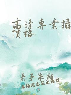 高清专业摄像机价格