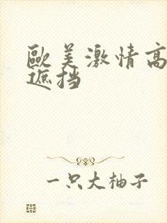 欧美激情高潮无遮挡