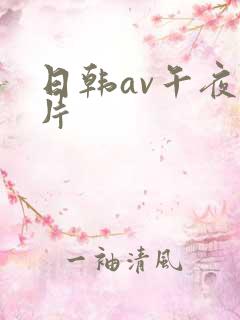 日韩av午夜毛片