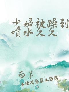 少妇被躁到高潮喷水久久