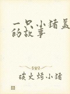 一只小猪盖房子的故事