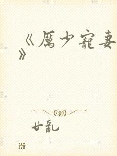 《厉少宠妻至上》