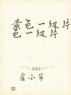 黄色一级片,黄色一级片