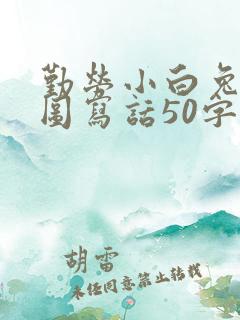 勤劳小白兔的看图写话50字