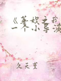 《华娱之我只是一个小导演》