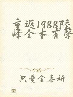 重返1988陆峰全本有声