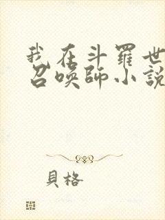 我在斗罗世界当召唤师小说全文免费阅读