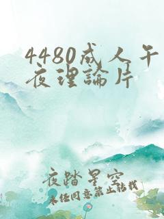 4480成人午夜理论片