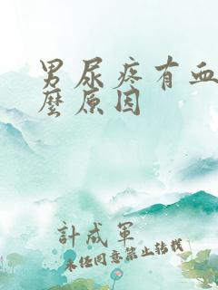 男尿疼有血是什么原因