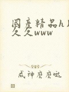 国产精品h片久久久www