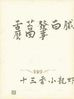 舌苔发白腻是怎么回事