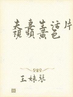 夫妻生活片一级视频黄色