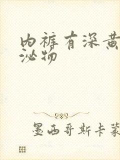 内裤有深黄色分泌物