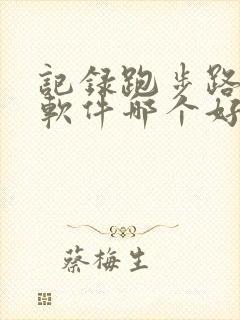 记录跑步路线的软件哪个好