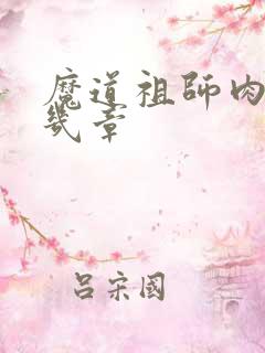 魔道祖师肉在哪几章