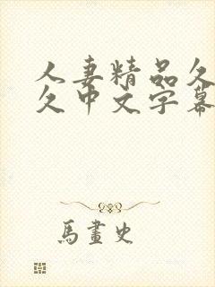 人妻精品久久久久中文字幕