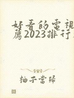 好看的电视剧推荐2023排行榜