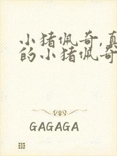 小猪佩奇,真正的小猪佩奇