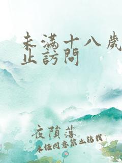 未满十八岁者禁止访问