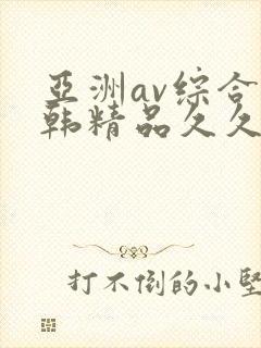 亚洲av综合日韩精品久久