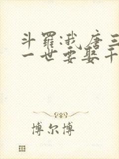 斗罗:我唐三这一世要娶千仞雪第二部