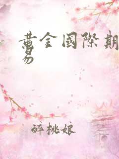 黄金国际期货交易