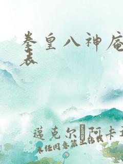 拳皇八神庵出招表
