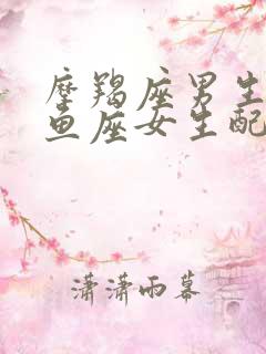 摩羯座男生和双鱼座女生配对指数