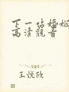 下一站婚姻免费高清观看