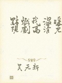 点燃我温暖你电视剧高清免费