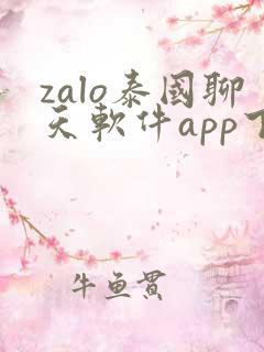 zalo泰国聊天软件app下载