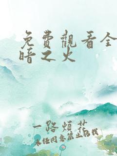 免费观看全集微暗之火