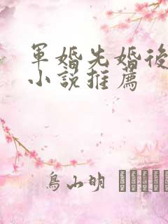 军婚先婚后爱的小说推荐