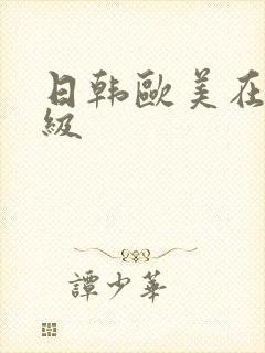 日韩欧美在线一级