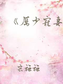 《厉少宠妻至上