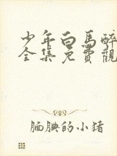 少年白马醉春风全集免费观看高清